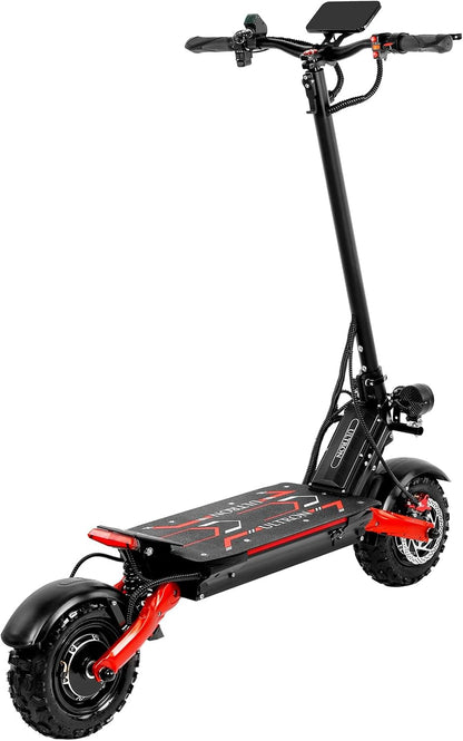 Electric Scooter for Adults – 52MPH BeastRide 6000, Dual Motor, 50-Mile Range, Off-Road, Foldable with Seat
