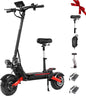 Electric Scooter for Adults – 52MPH BeastRide 6000, Dual Motor, 50-Mile Range, Off-Road, Foldable with Seat